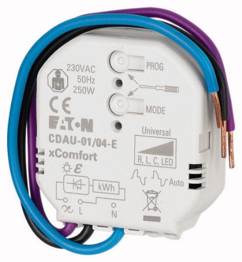 Actuator de reglare a luminii inteligent, R/L/C/LED, 0-250W, 230VAC, montaj ingropat - SKU:  182445
