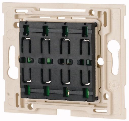 Buton cu 4 cai, cu LED, radio, 45x45 mm, CTAA-04/03-LED - SKU:  125968