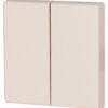 Intrerupator fara fir, clapa, 2-way, crem - SKU: 126047