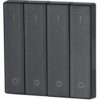 Intrerupator clapa wireless 4-way I/0 antracit - SKU: 147600