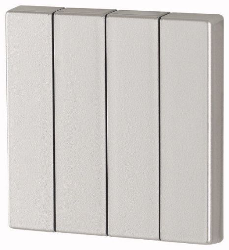 Clapa wireless 4-way, argintiu lucios, seria xComfort - SKU:  173002