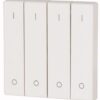 Clapa 4-way lucioasa alb trafic pentru intrerupatoare fara fir - SKU:  179603