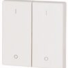 Intrerupator clapa fara fir, 2-way, alb lucios - SKU:  172995