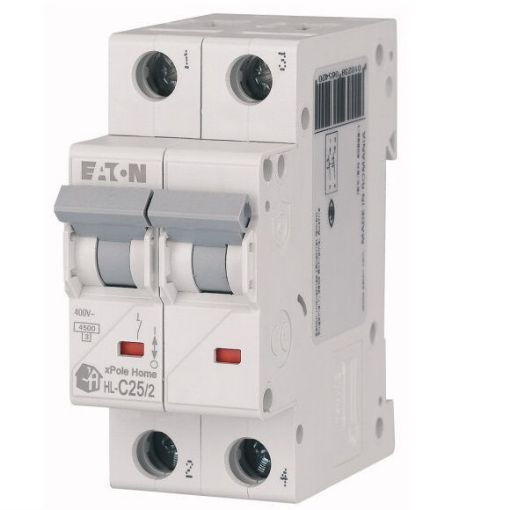 Intrerupator automat 2 poli, 25A, caracteristica C, 4.5kA - SKU:  194773