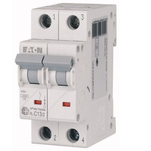 Intrerupator automat 2P C 13A 4,5kA xpoliHome HL-C13/2 - SKU:  194770