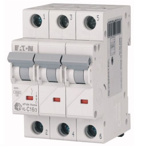 Intrerupator automat 3-poli, 16A, caracteristica C, 4,5 kA - SKU:  194791