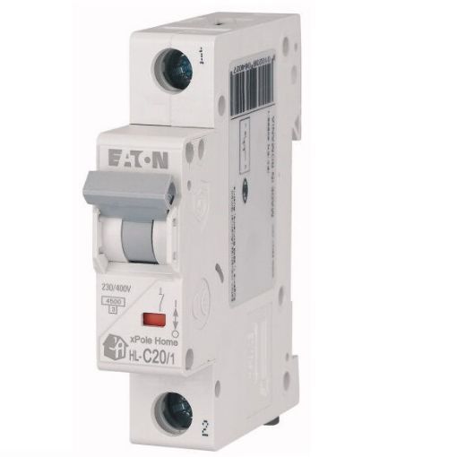 Intrerupator automat 1P C 20A 4,5kA xpoliHome - SKU:  194732