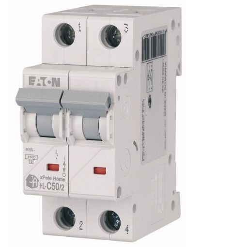 Intrerupator automat 2 poli, 50A, caracteristica C - SKU:  194776