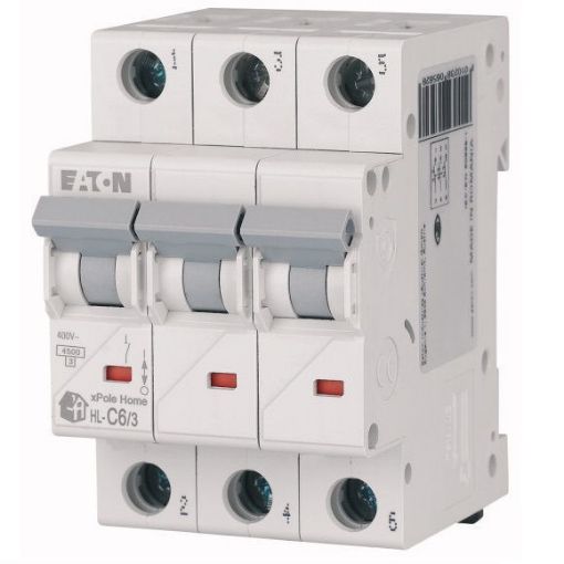 Intrerupator automat 3P, 6A, caracteristica C, 4.5kA - SKU:  194788