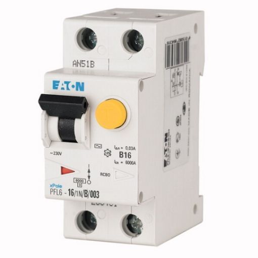 Intreruptor automat modular curent rezidual 25A, 30mA, curba B, 1P+N, AC - SKU:  286433