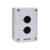 Cutie comanda 2 deschideri, carcasa plastic montare suprafata, diametru 22 mm - SKU: 111410