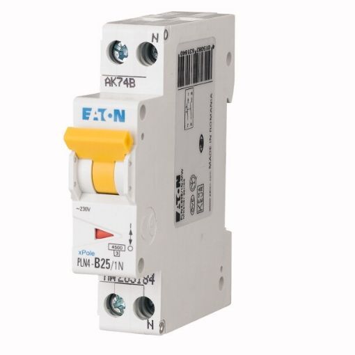 Intrerupator automat 1-pole+N, caracteristica C, 25A - SKU:  263292