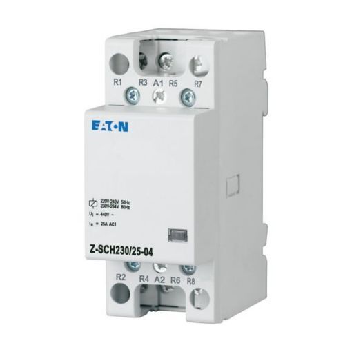 Contactor de instalatii, 230VAC/50Hz, 4 N/C, 25A, 2HP - SKU:  248848