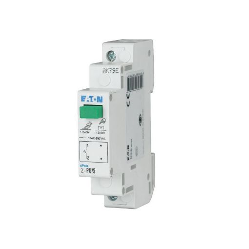 Buton Poussoir Eaton xpoliZ-PU/S, 250V, 16A, 1 N/O, 1HP - SKU:  276291