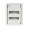 Tablou distributie compact montaj ingropat, 2-randuri, usa otel nivel - SKU: 178816