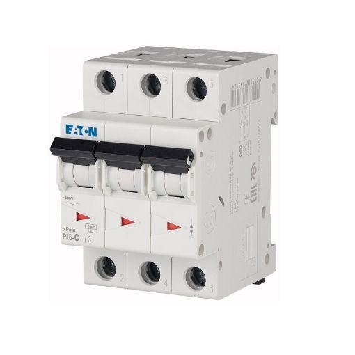 Intrerupator automat Eaton PL6, 3 poli, C25, 6kA - SKU:  286603