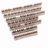 Bara de faza 2 faze, 10 mm², conector furca, 12 module - SKU: 215641