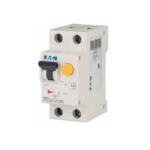 Intreruptor de curent rezidual cu protectie la supracurent, 25A, 30mA, curba C, AC - SKU:  286469