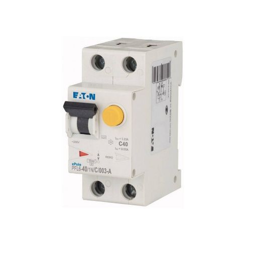 Intreruptor de curent rezidual cu protectie la supracurent, 40A, 30mA, curba C, AC - SKU:  286471