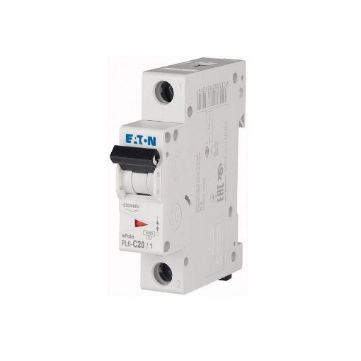 Intrerupator automat unipolar PL6-C20/1, 20A, caracteristica C - SKU:  286534