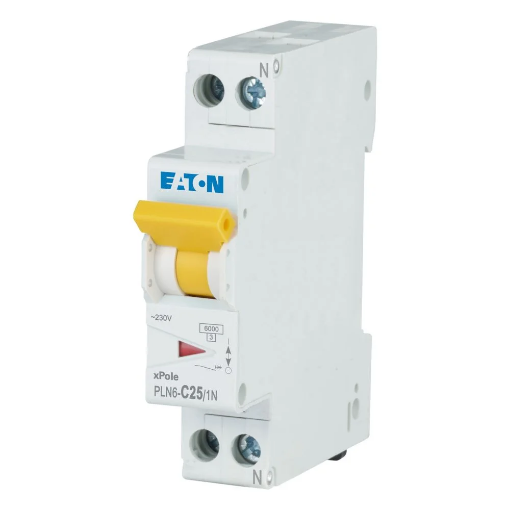 Intrerupator automat miniatural Eaton 25A C 1p+N - SKU:  263284