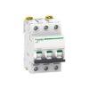 Intrerupator automat miniatura Acti9 iC60N, 3P, 1A, curba C - SKU: A9F74301