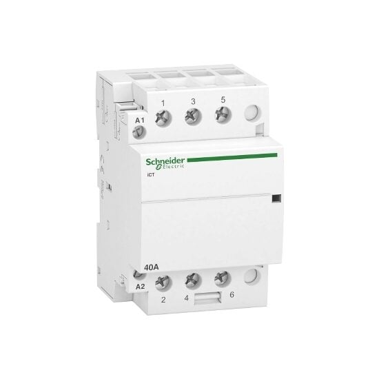Contactor instalatie 3 poli 40A 220-240V AC, 3 contacte normal deschise - SKU:  A9C20843