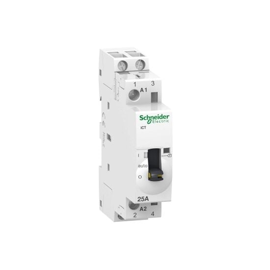 Contactor manual 2NO 25A 24V AC 50Hz IP20 - SKU:  A9C21132