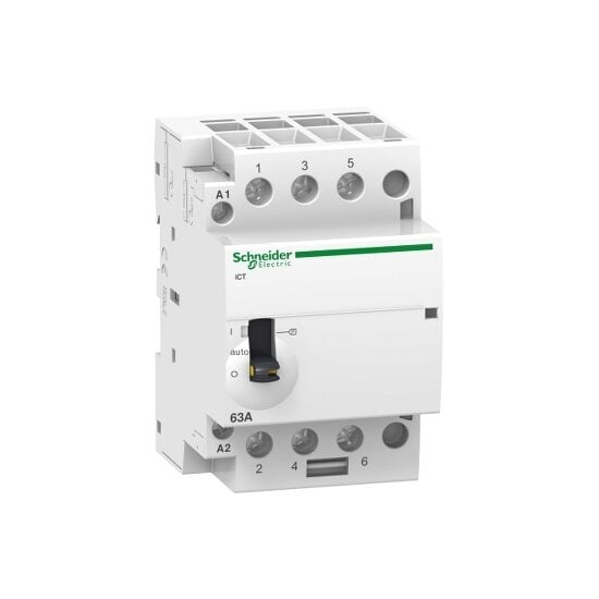 Contactor manual 40A 3 poli 220-240V AC IP20 - SKU:  A9C21843