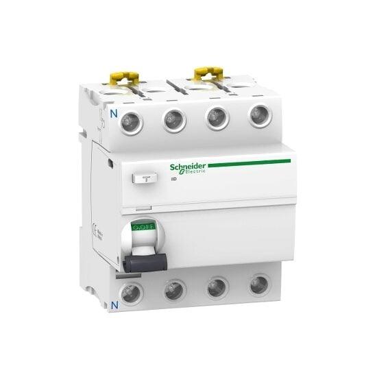 Intreruptor diferential Acti9 iID, 4P, 100A, 300mA, Tip A - SKU:  A9R24491
