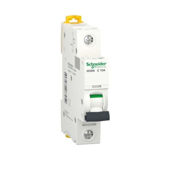 Intreruptor miniatura 1P 10A curba C pentru protectie suprasarcina - SKU:  A9K24110