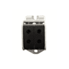Clema dubla Al-Cu, 1 pol, negru, 50mm² / 35mm² cu pin - SKU: IKA21356