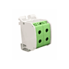 Clema dubla Al-Cu, 1 pol, verde, 50mm²/35mm² cu pin, conexiune sigura - SKU: IKA21336