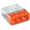 Conector de racordare rapida pentru 3 conductoare, 24A, 450V, 0.5-2.5 mm² - SKU: 2273-203