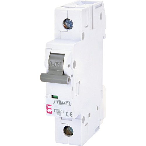 Siguranta automata 1P 6A Curba B 6kA - SKU:  2111512
