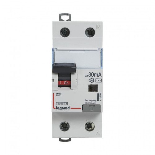 Disjunctor diferential 1P+N 20A 30mA AC curba C 6kA - SKU:  411003