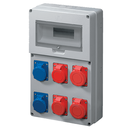 Intrerupator bipolar 25A, 230V AC, cu maneta alba - SKU:  53EC690256B1