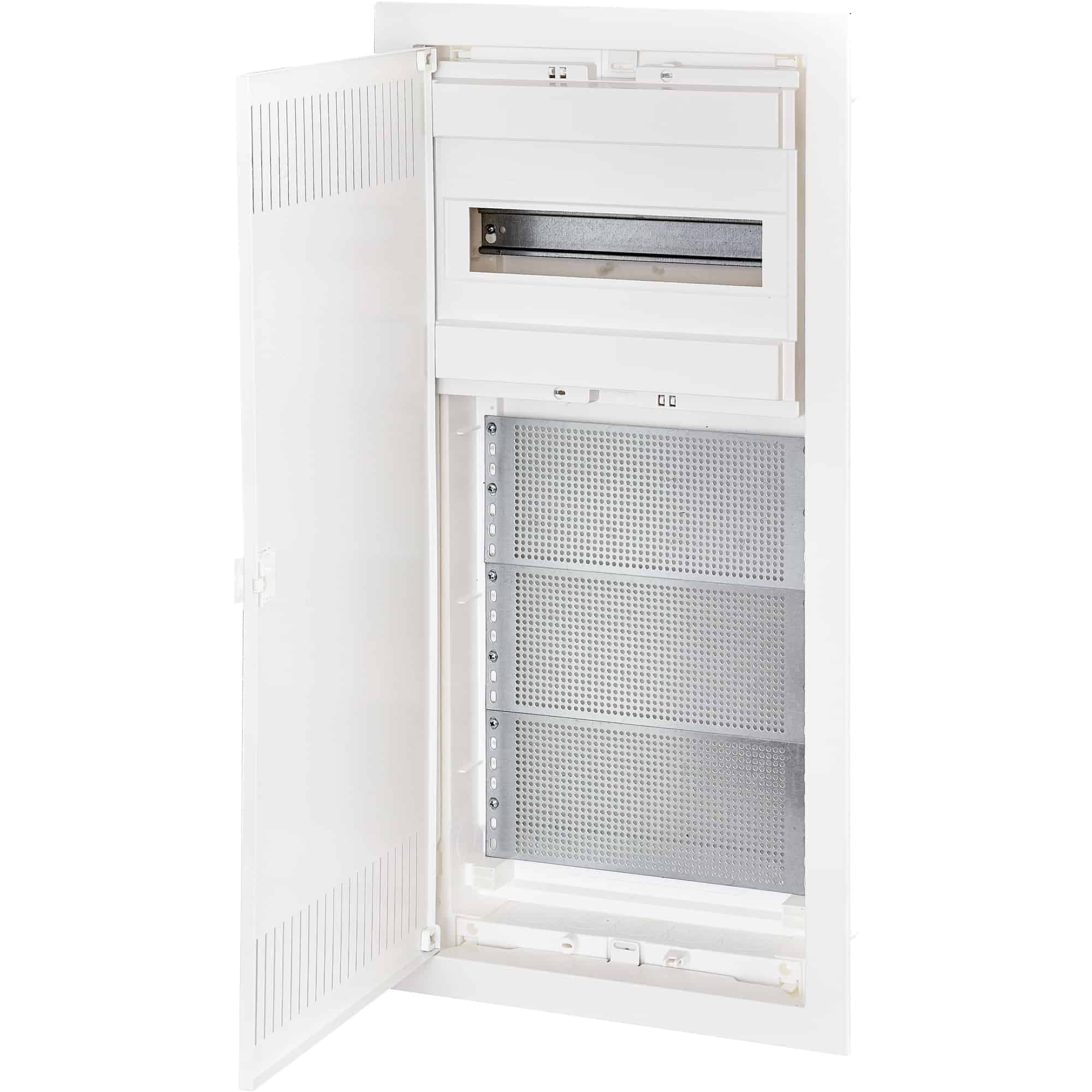 Tablou electric metalic 56 module incastrat combinat 3 Media/disjunctor IP40 - SKU: 1100221