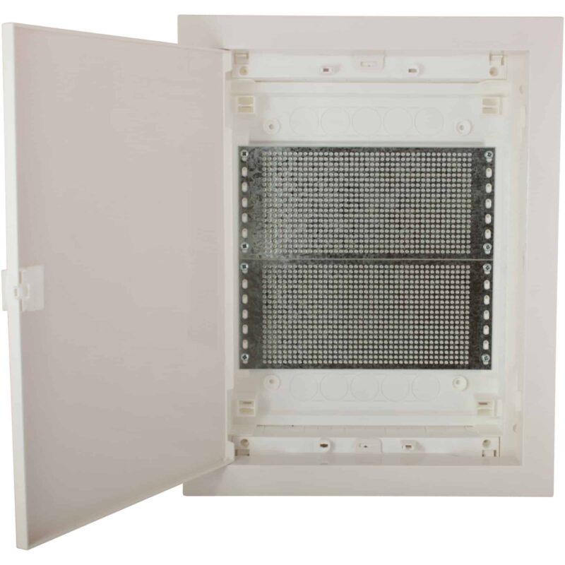 Tablou electric PVC Media, 42 module incastrat, IP40, cu usa transparenta - SKU:  1101188