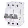 Disjunctor tripolar ETI 3P 63A curba C 6kA - SKU:  1900336