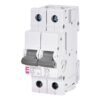 Siguranta automata bipolara ETI 2P 4A curba C 10kA - SKU:  1901226