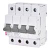 Siguranta automata tetrapolara 3P+N, 2A, curba C, 10kA - SKU:  1901424