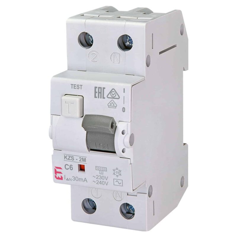 Siguranta automata diferentiala monofazica 6A 30mA curba C - SKU:  2173121