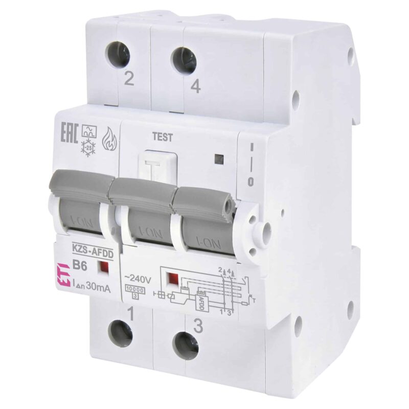 Protectie diferentiala arc electric AFDD+RCBO 2P 6A 30mA tip A  - SKU:  2173811