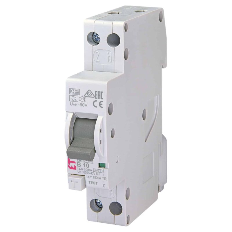 Disjunctor diferential monofazat 10A 10mA curba B tip A 6kA - SKU:  2175412