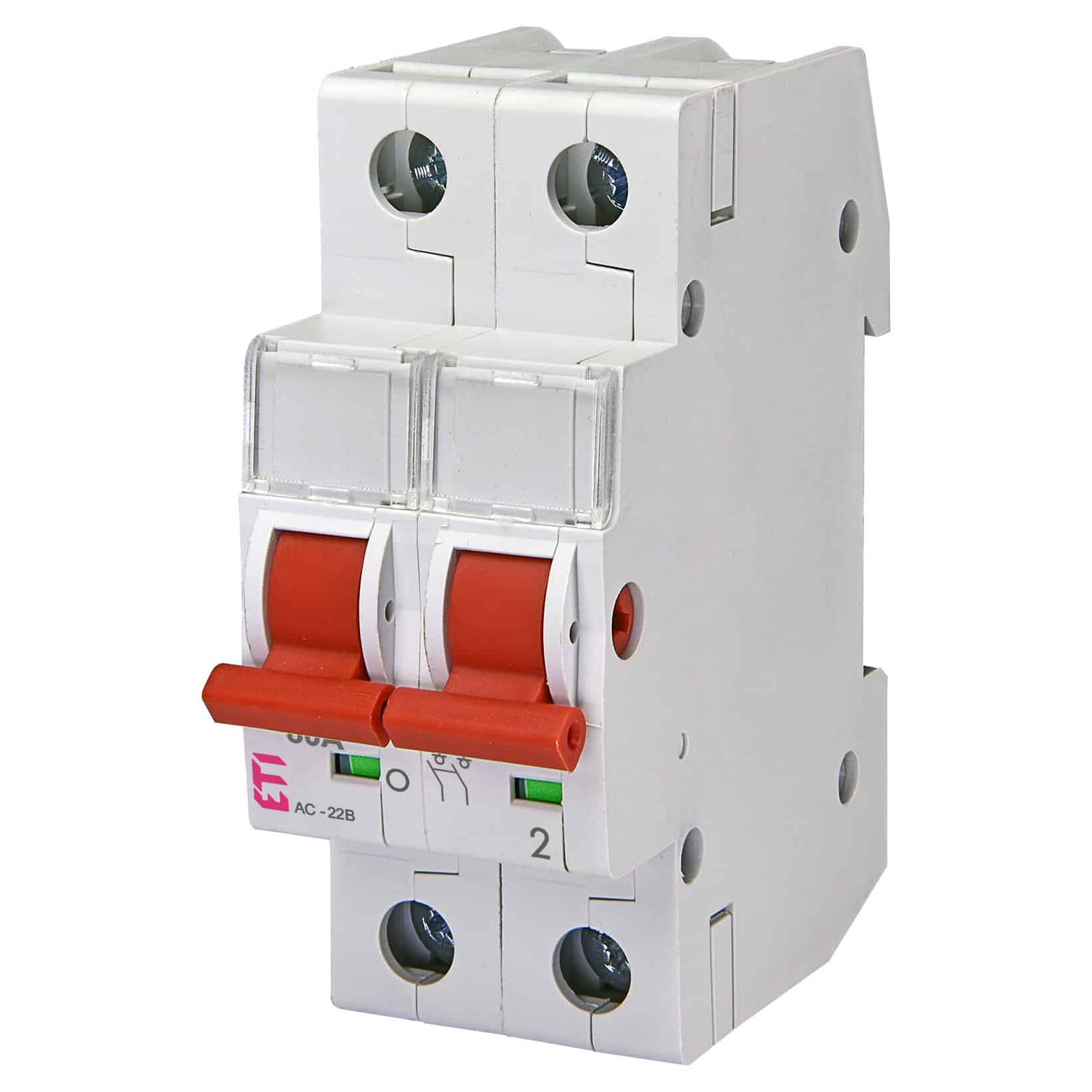 Separator compact ETI, 2P, 80A, 400VAC - SKU: 2423215