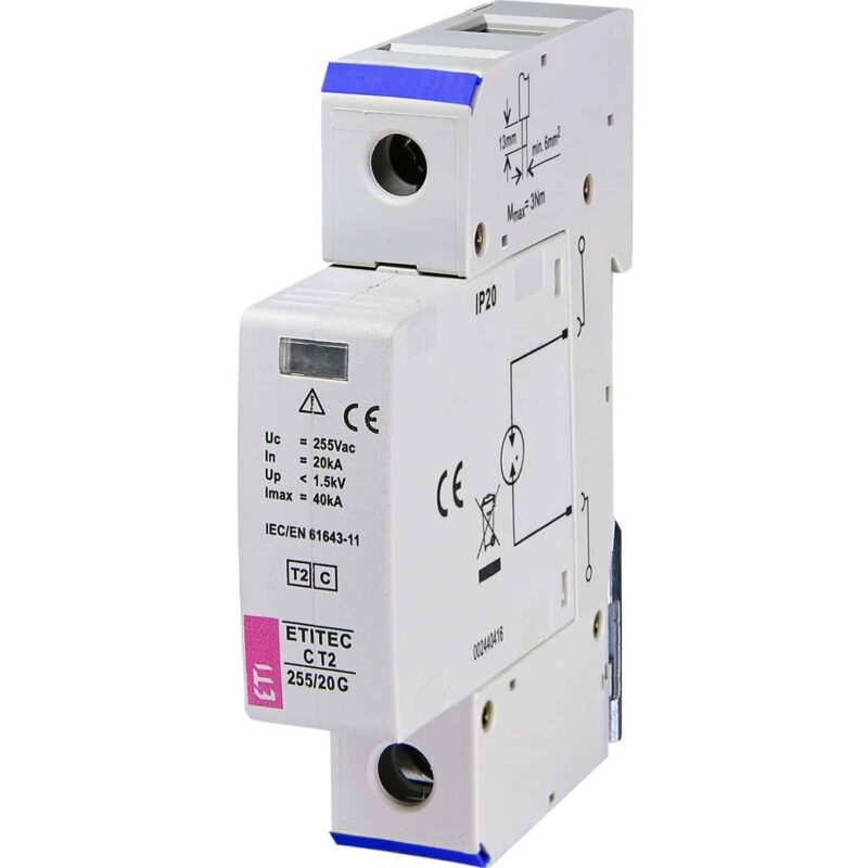 Descarcator supratensiune ETITEC C T2 255/20 G - SKU:  2440413