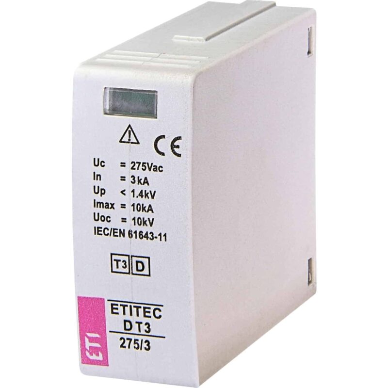 Limitator de supratensiune (SPD) tip D (Tip 3), 1P, 275V AC, varistor - SKU:  2440421