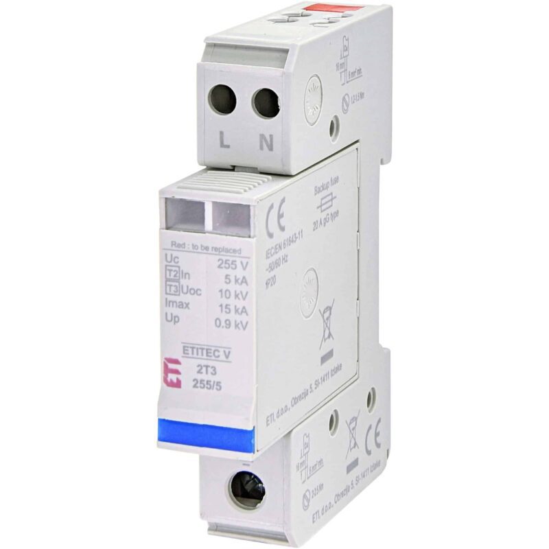 Descarcator supratensiune 2+0 debrosabil, 2P tip C 440VAC TNC-S - SKU:  2442969