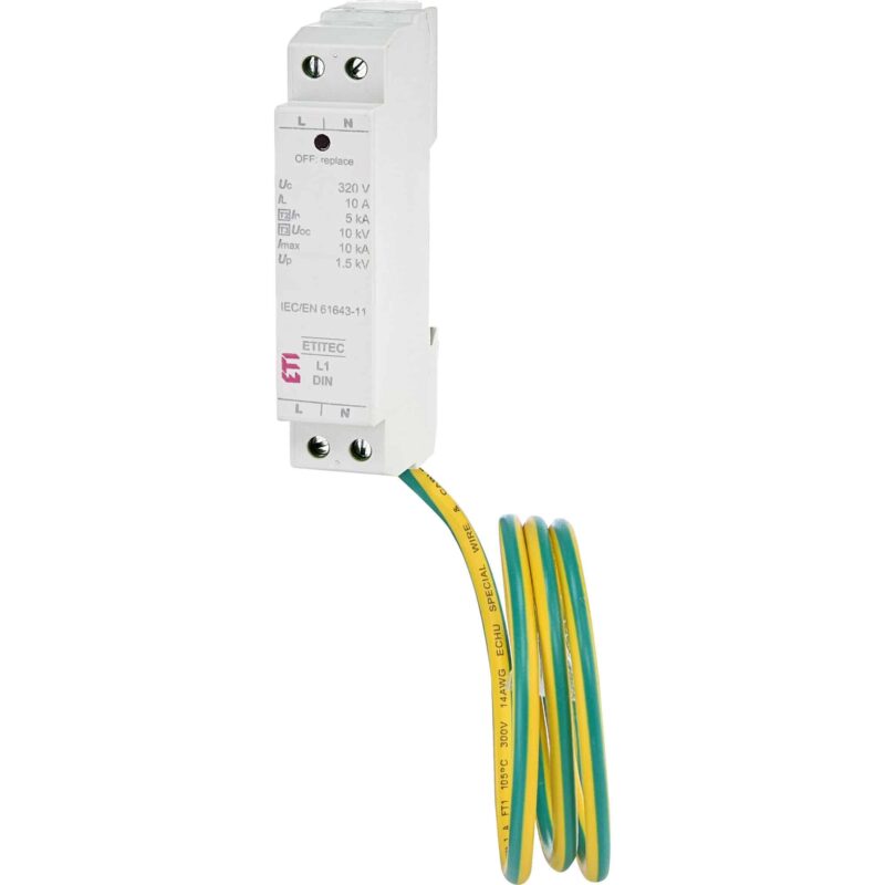 Descarcator supratensiune 10kA tip B+C 320VAC fara semnalizare  - SKU:  2442985